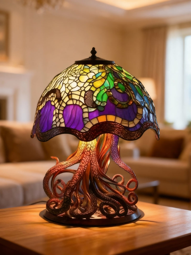 DEEPGLOW | Lampe marine avec motif de tentacules