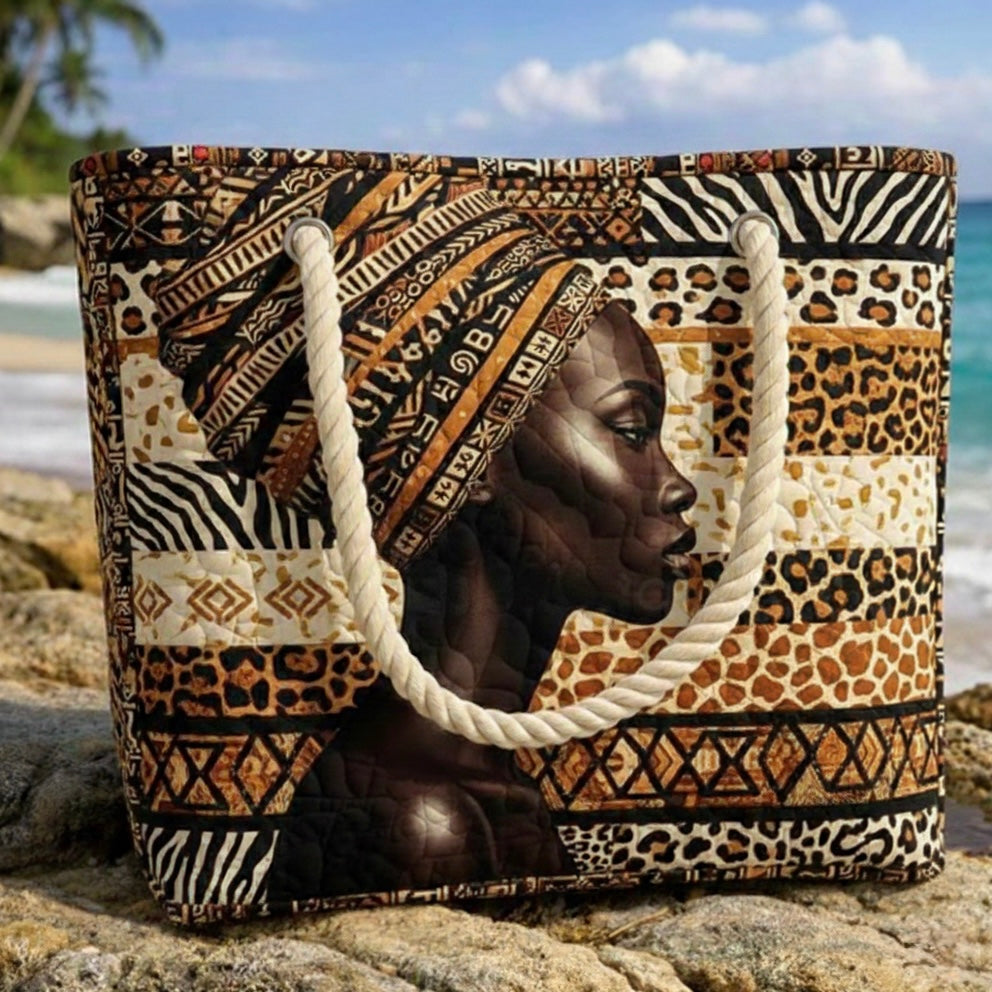 Sac de Plage Fait Main | Reine de Mélanine