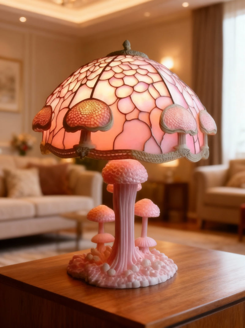 PINKGLOW | Lampe de table rose avec effet de lumière délicate