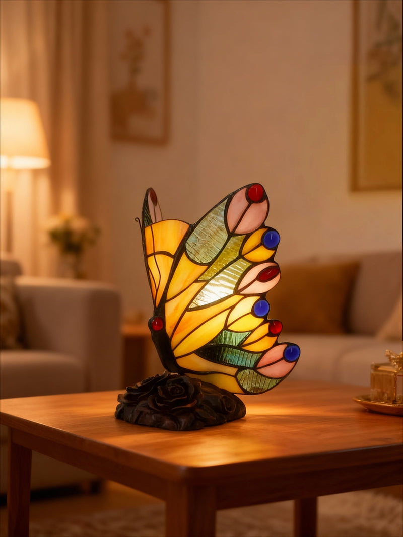 SUNWING | Lampe avec ailes en mosaïque jaune