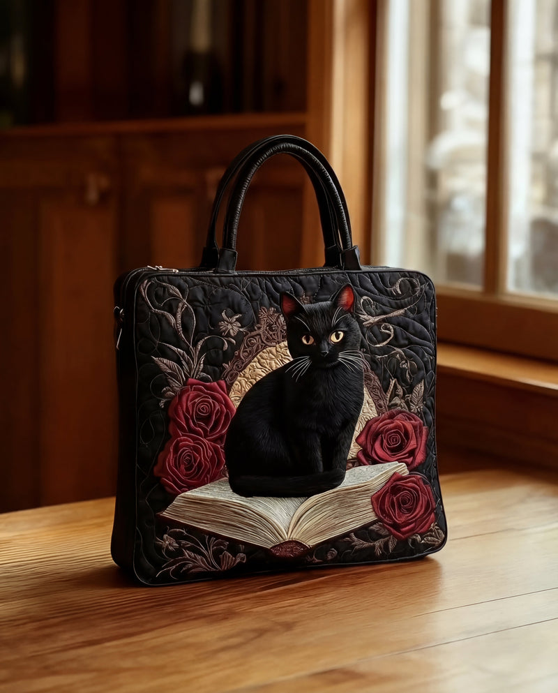 Sac à main artisanal matelassé “Pattes obscures”