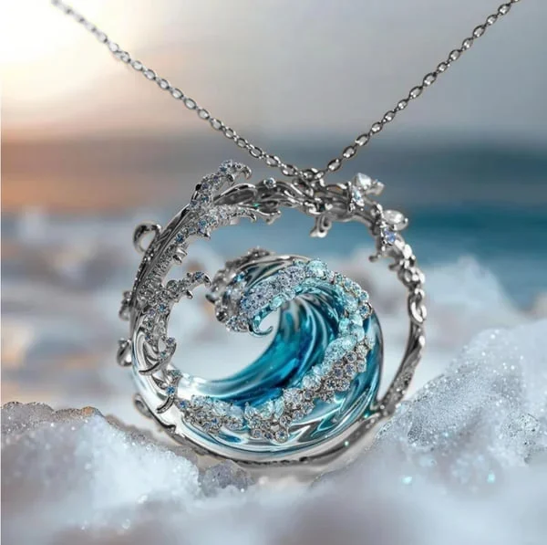 Collier Océan en Or et Argent